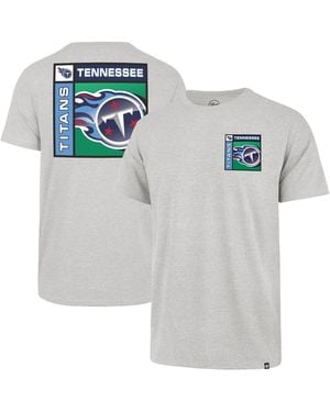 '47 Tennessee Titans Chrome Plate Franklin T-shirt - Gray
