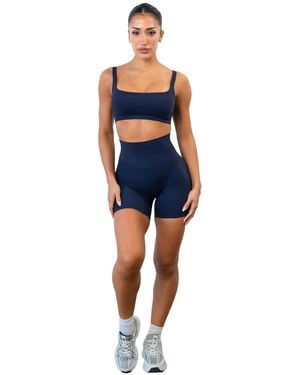 Vitaly Plus Sizes Cloud Ii Biker Short - Blue
