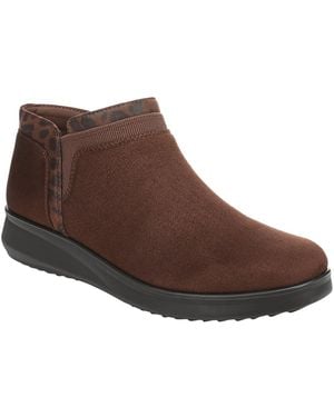 LifeStride Flynn Zipper Booties - Brown