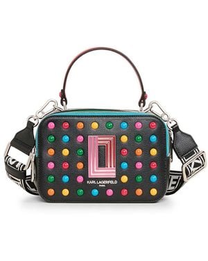 Karl Lagerfeld Simone Camera Crossbody Bag - Multicolor