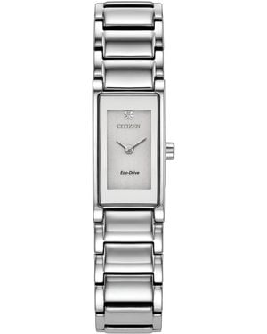 Citizen Axiom -tone Stainless Steel Bracelet Watch 14.3mm - White