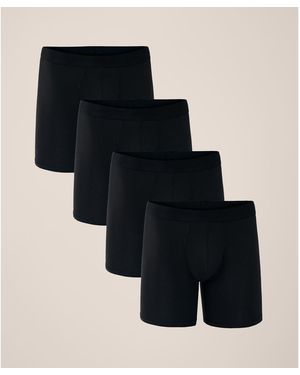 Pact Everyday Extended Boxer Brief 4-pack - Black