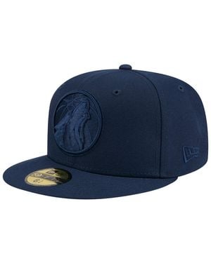 KTZ Minnesota Timberwolves Tonal Color Pack 59fifty Fitted Hat - Blue