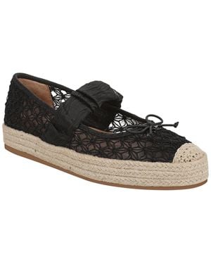 Circus by Sam Edelman Lillie Mesh Mary-jane Espadrille Flats - Black