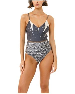 Biliblond Onepiece Arava Stripes - Blue