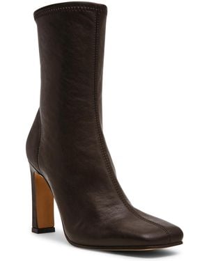 Steve Madden Khelan Blade-heel Stretch Dress Booties - Brown