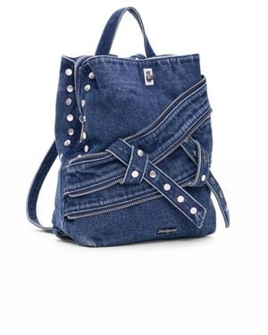 Desigual Mini Denim Backpack - Blue