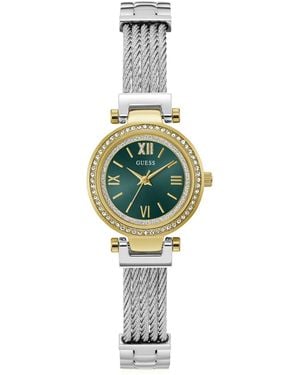 Guess Stainless Steel Analog Watch - Metallic