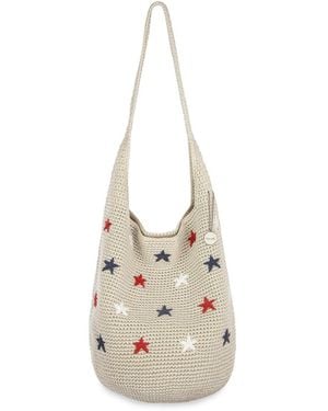 The Sak 120 Crochet Hobo Bag - White