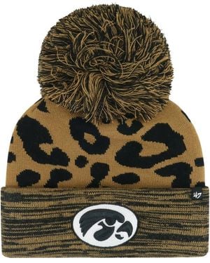 '47 Iowa Hawkeyes Rosette Cuffed Knit Hat - Green