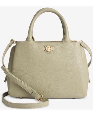 Giani Bernini Pebble Small Satchel Bag - Metallic