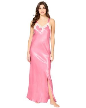Amoureuse Ruffle Lace Gown - Pink