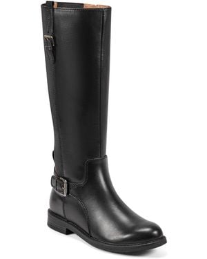 Easy Spirit Jackie Eflex Block Heel Tall Boots - Black
