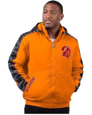 Starter Tampa Bay Buccaneers Thursday Night Gridiron Full-zip Hoodie Jacket - Orange