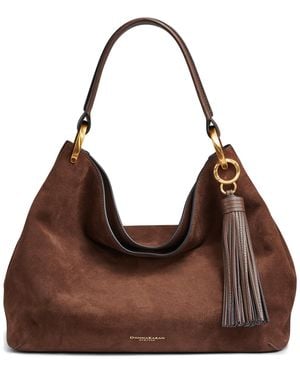 Donna Karan Glenwood Leather Extra-large Shoulder Handbag - Brown