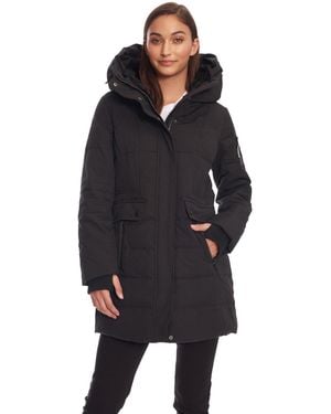 Alpine North Kootney | Mid-length Parka Coat - Black