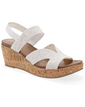 Style & Co. Cheryll Wedge Heel Sandals - White
