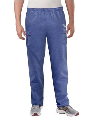 Kingsize Big & Tall Wicking Fleece Cargo Pants - Blue