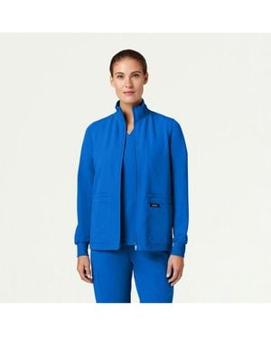 Jaanuu Ceri 6-pocket Classic Scrub Jacket - Blue