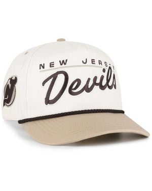 '47 New Jersey Devils Retro-inspired Snapback Baseball Cap - White
