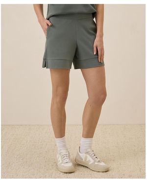 Pact Organic Cotton Airplane Pull On Short - Natural