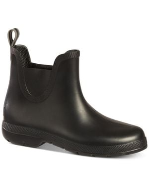 Totes Everywear Chelsea Ankle Rain Boots - Brown