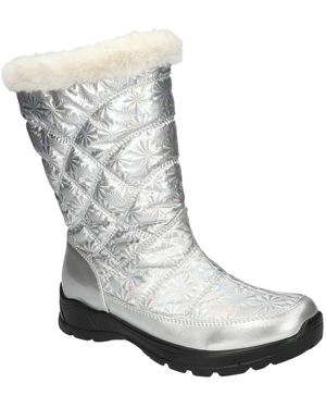 Easy Street Cuddle Waterproof Zipper Boots - White