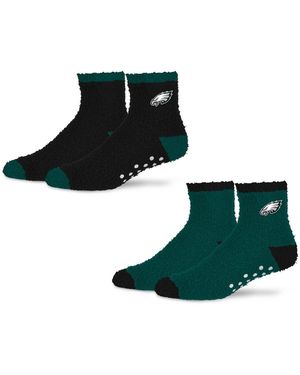 Starter  2-pack Midnight Green/black Philadelphia Eagles Home And Away Cozy Socks