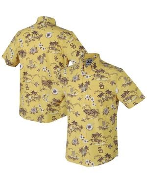 Reyn Spooner San Diego Padres Kekai Button-down Shirt - Metallic