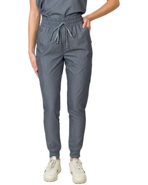 Medgear Madison Mid-rise Slim jogger Scrub Pant - Blue
