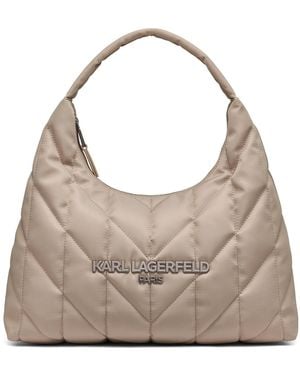 Karl Lagerfeld Voyage Hobo - Gray