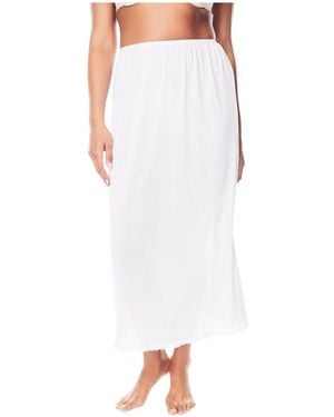 Comfort Choice Plus Size Half Slip 35" 2-pack - White