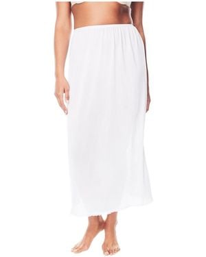 Comfort Choice Plus Size Half Slip 35" 2-pack - White