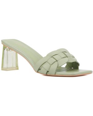 TORGEIS Ela Heel Slide Sandals - Green