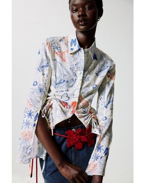 Desigual Printed Shirt - White