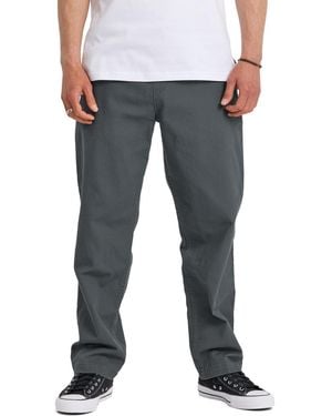 Quiksilver Stretch Cotton Canvas Beach Pants - Gray