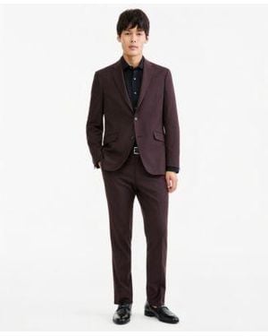 Kenneth Cole Slim Fit Techni Cole Suit Separates - Red