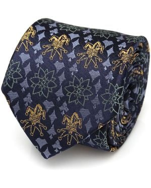 Dc Comics Joker Print Tie - Blue
