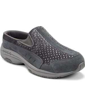 Easy Spirit Traveltime Slip-on Mule Walking Sneakers - Gray