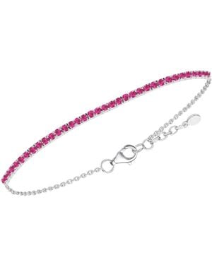 Macy's Multi-gemstone Bracelet - Red