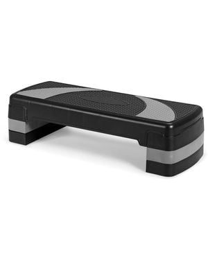 COSTWAY 31'' Aerobic Exercise Stepper Cardio Sneaker W/riser Adjustable - Black