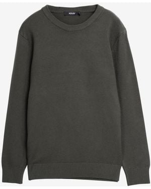 Xray Jeans Boy's Basic Crew Neck Sweater - Gray