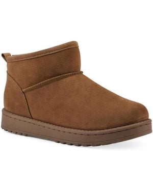 White Mountain Inspo Booties - Brown