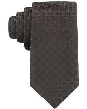 Calvin Klein Foster Medallion Tie - Gray