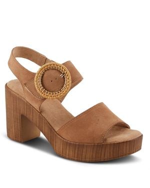 Spring Step Gamona Ankle Strap - Brown