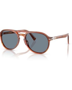 Persol Oval Sunglasses - Blue