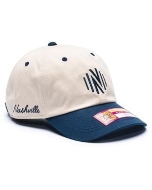 Fan Ink And Tan/navy Nashville Sc Ocean Drive Adjustable Hat - Blue