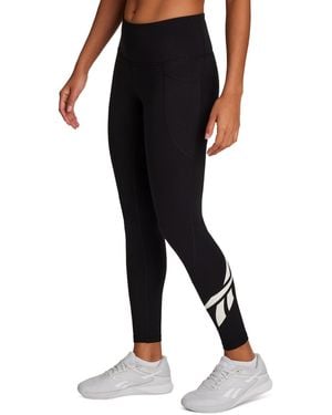 Reebok Mid-rise Pull-on Body Fit Sports Track Pants - Black