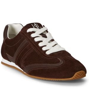 Ralph Lauren Dani Low-profile Round Toe Sneakers - Brown