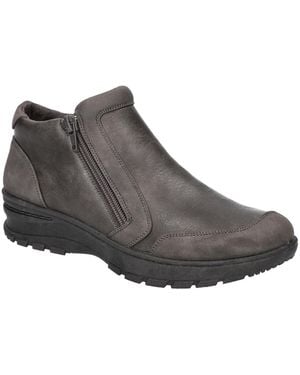 Easy Street Jovi Slip Resistant Booties - Brown